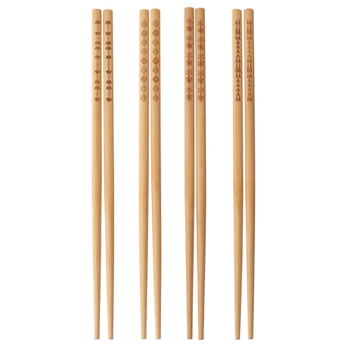 Chopsticks 4 pairs, bamboo