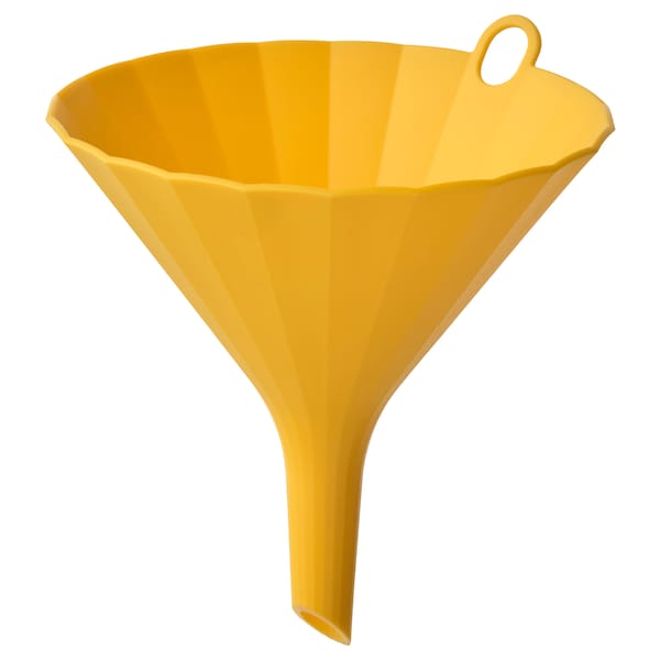 Funnel, bright yellow, 11.5 cm (5 ")