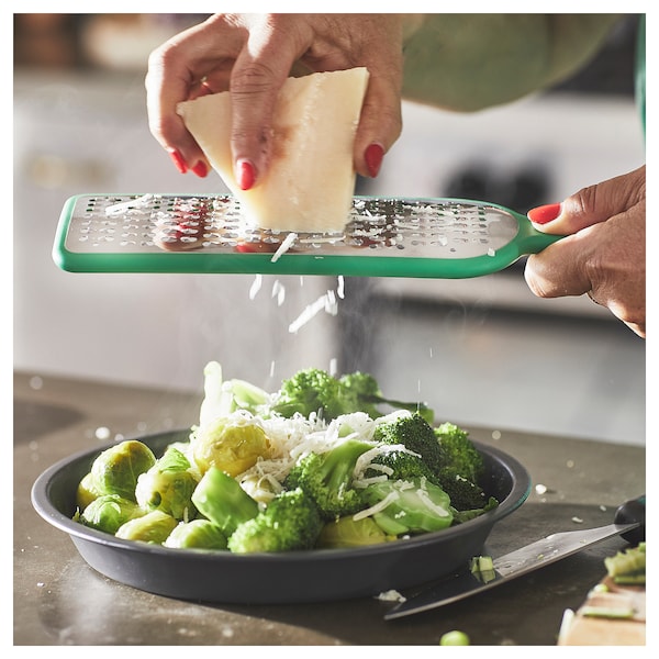 Grater with handle, bright green, 30 cm (12 ")