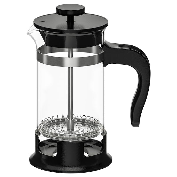 Coffee/tea maker, glass/stainless steel, 0.4 l (13.5 oz)