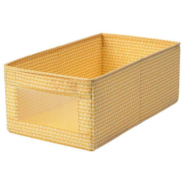 Box, yellow, 25x44x17 cm (9 ¾x17 ¼x6 ¾ ")