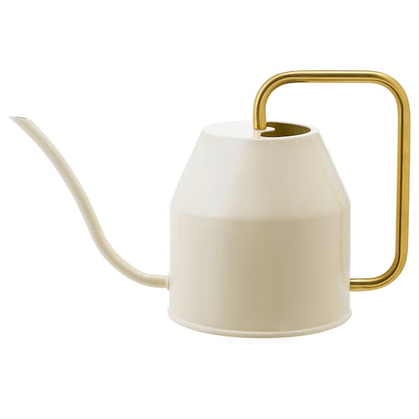 Watering can, ivory/gold-colour, 0.9 l (30 oz)