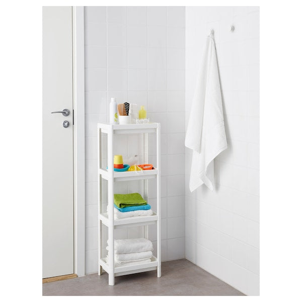 Shelf unit, white, 37x23x101 cm (14 1/2x9 1/8x39 5/8 ")